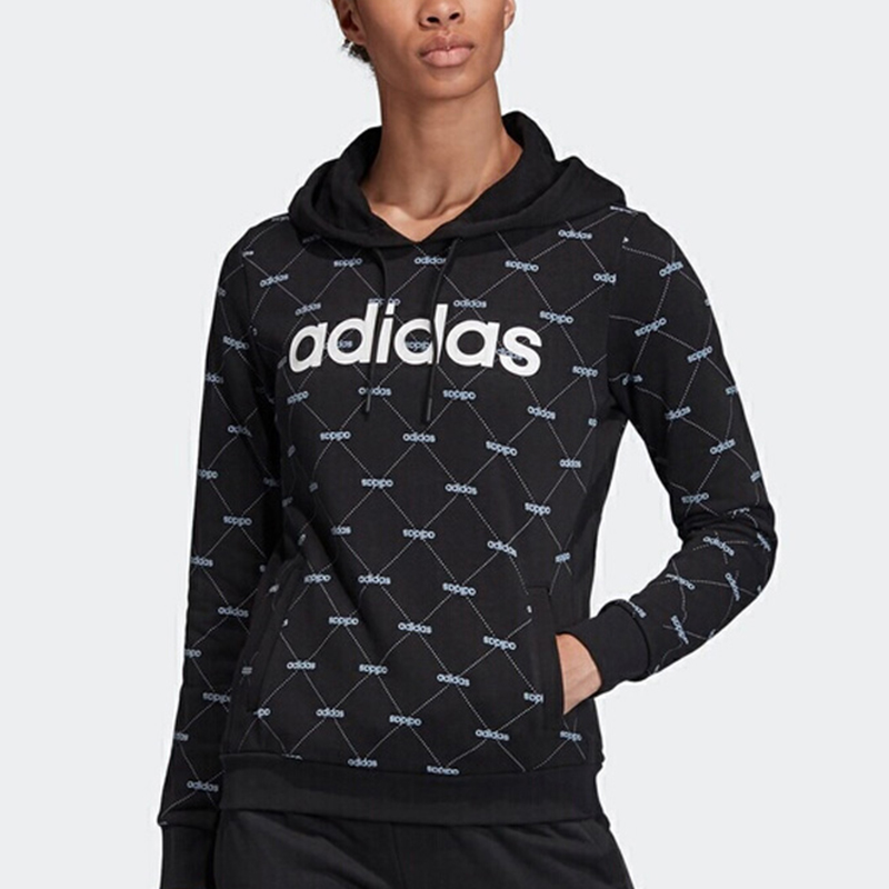 Женское худи adidas neo (черное) — фото 4