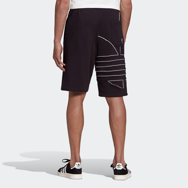 Adidas Originals BIG TREFOIL Sports Shorts Men’s Black Moderate