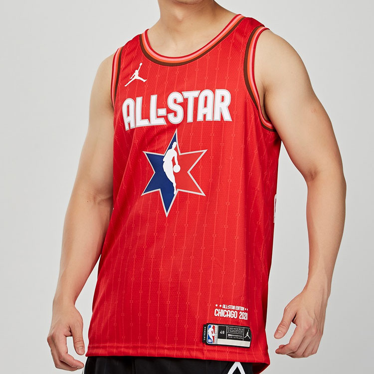 Мужская майка Jordan NBA All-Star Edition NBA 2020 SW 2 (красная) — фото 5