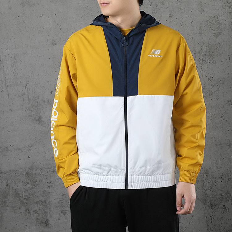 Мужская куртка New Balance (желтый) — фото 3