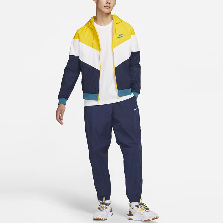 Мужская куртка Nike Sportswear Windrunner (желтая) — фото 3
