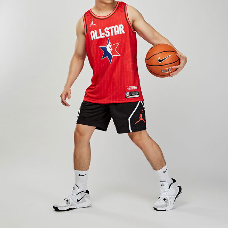 Jordan NBAAll Star Edition Swingman Jersey Giannis Antetokounmpo Basketball Jersey Men’s Red