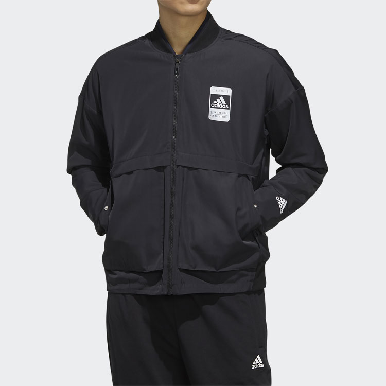 Мужские куртка adidas U2 Jkt Bomb (черная) — фото 3