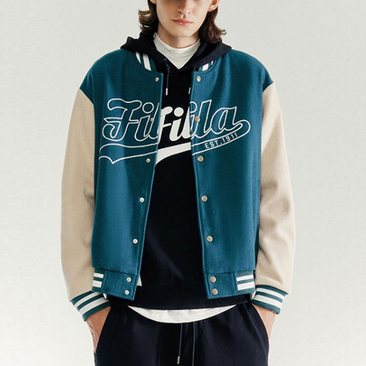 Мужская куртка Fila FUSION (зеленая) — фото 3