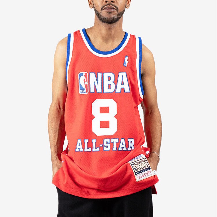 Mitchell Ness Basketball Jersey Unisex Red