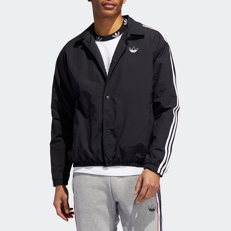 Мужская куртка adidas originals Trefoil (синий) — фото 3