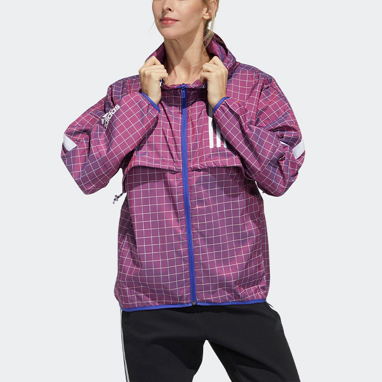 Женская куртка adidas (красная) — фото 2