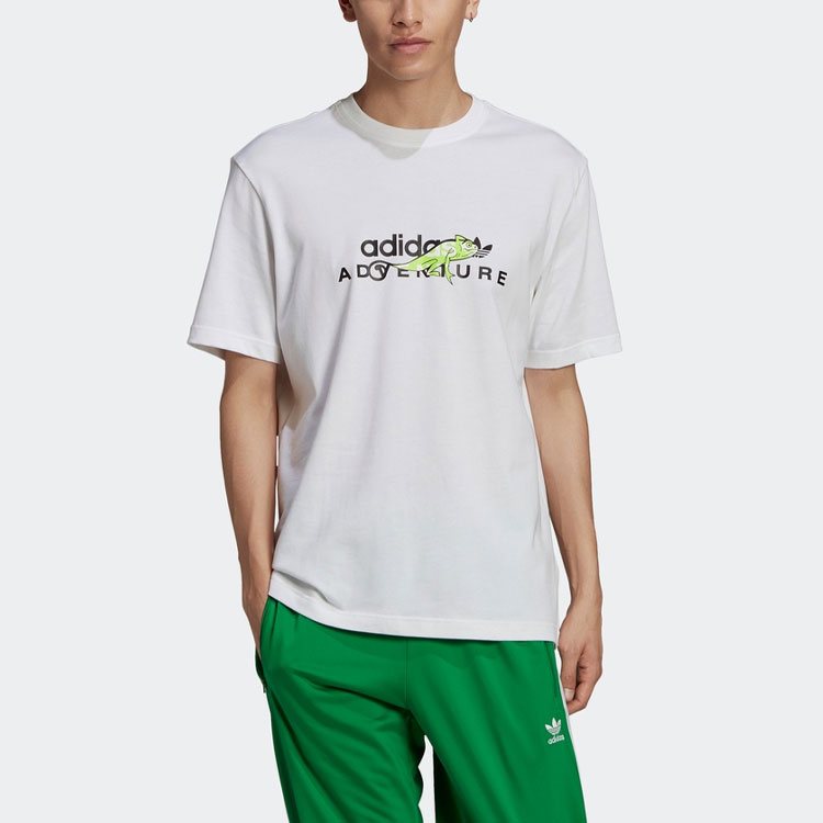 Мужская футболка adidas originals (белый) — фото 2