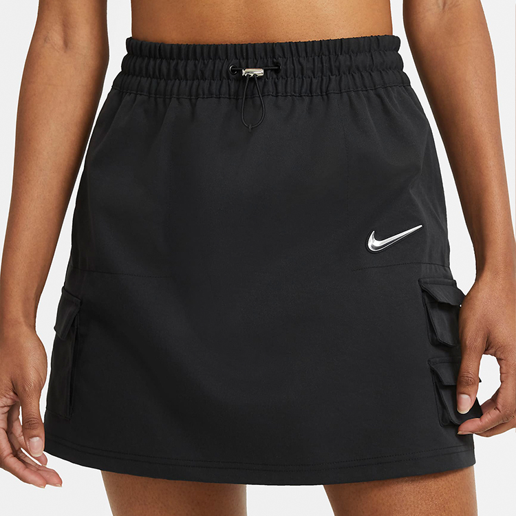 Женская юбка Nike Sportswear Swoosh (черная) — фото 3