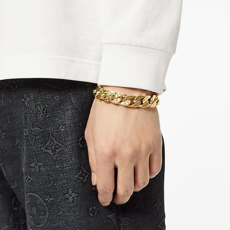 Браслет Louis Vuitton Chain Links (золотой) — фото 5