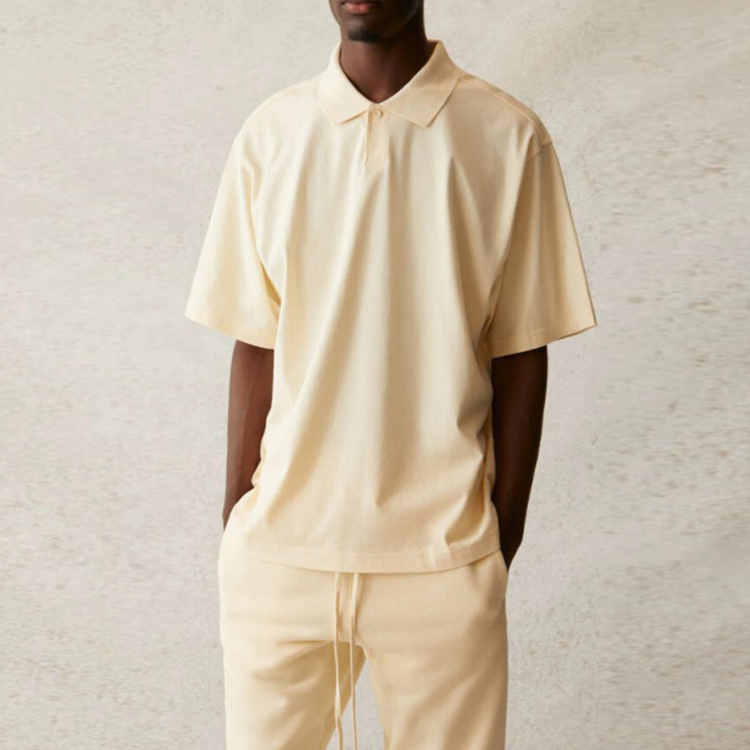 Футболка Fear of God Essentials (кремовая) — фото 3