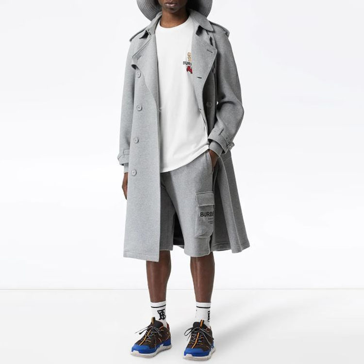 Футболка Burberry LogoT (белая) — фото 4