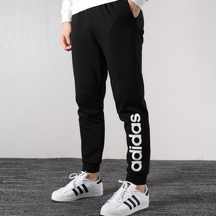 Мужские штаны adidas neo M CE TP (черные) — фото 4