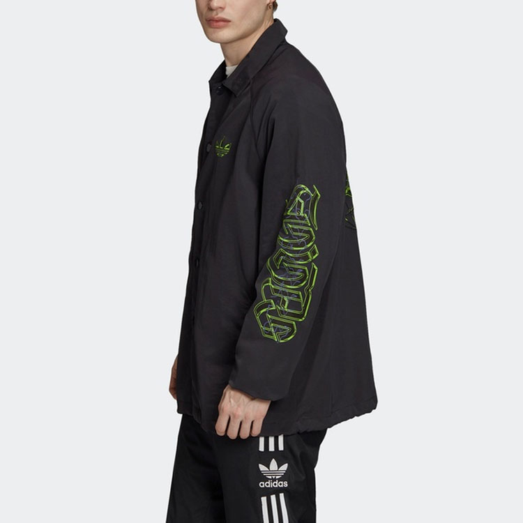 Мужская куртка adidas originals (черная) — фото 4