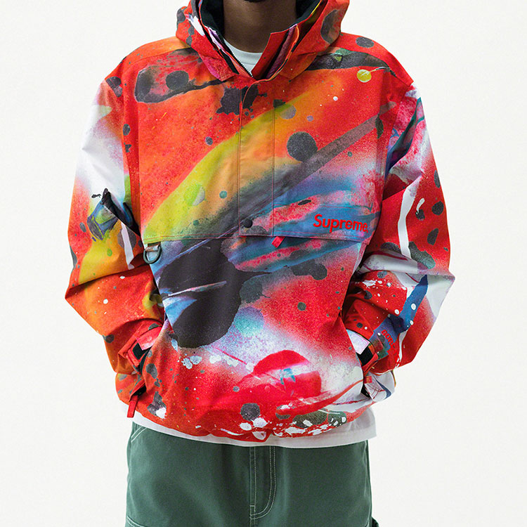 Унисекс куртка Supreme SS20 Week 1 GORE-TEX Anorak (красная) — фото 4