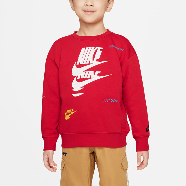 Мужская худи Nike (красный) — фото 2
