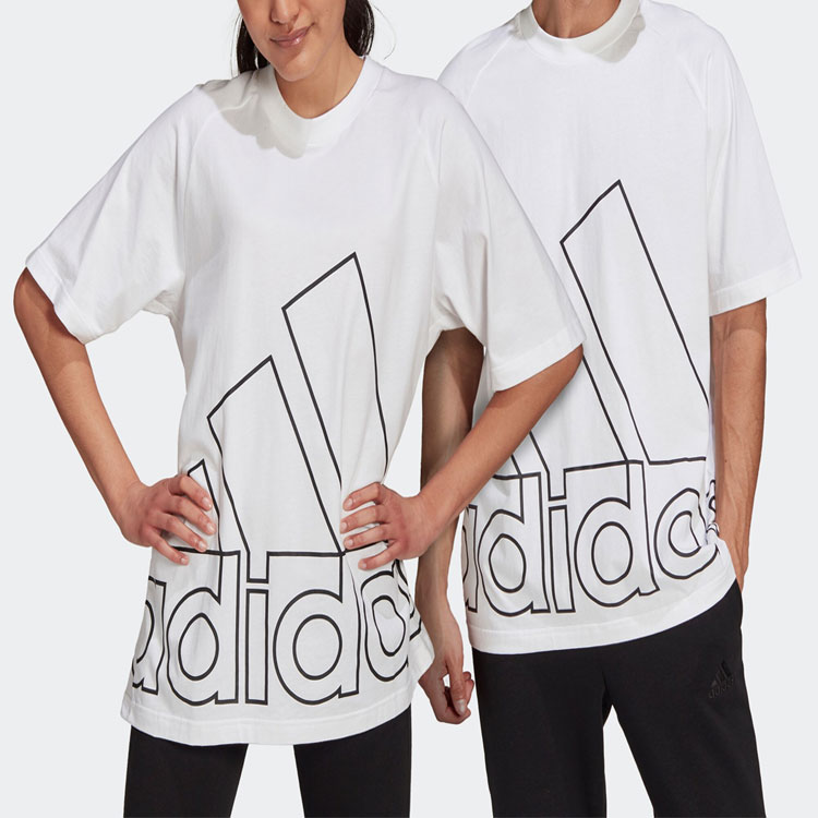 Мужская футболка adidas U Big Logo T (белый) — фото 4