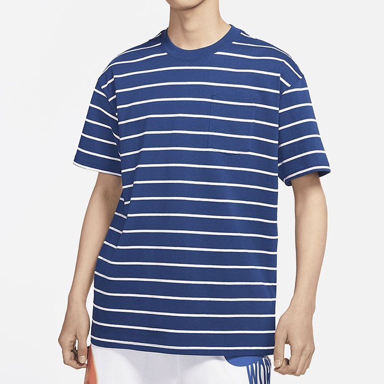 Мужская футболка Nike Sportswear T (синяя) — фото 4
