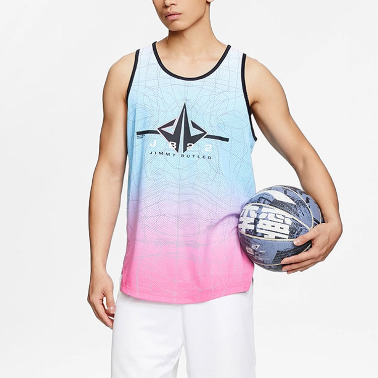 Li Ning Basketball Jersey Unisex Blue