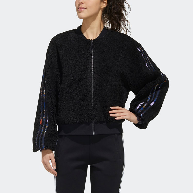 Женская куртка adidas CNY W Mic Bomber (разноцветный) — фото 5