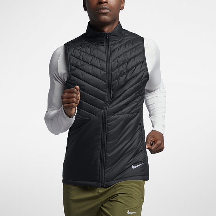 Мужской жилет Nike Aerolayer (черный) — фото 4