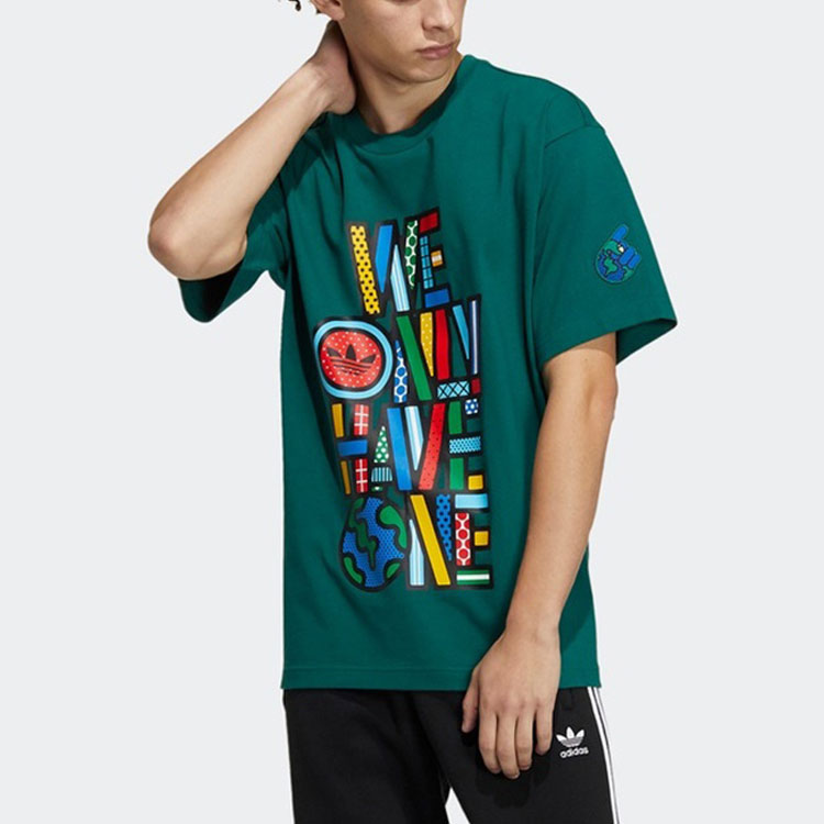 Мужская футболка adidas Originals Artist Tee (зеленая) — фото 3