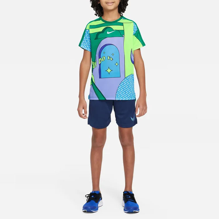 Мужская футболка Nike NikeT Dri-FIT Performance (зеленая) — фото 3