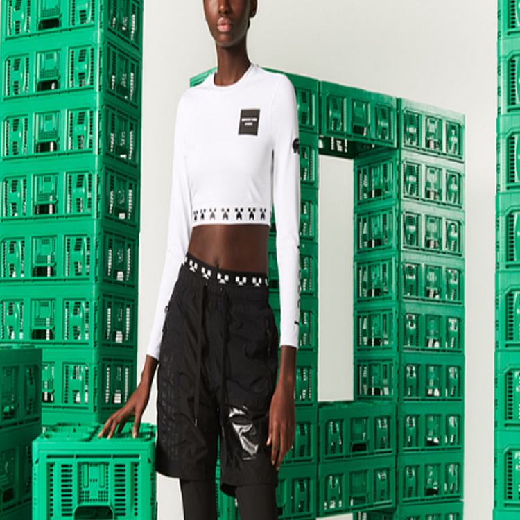 Женская футболка LACOSTE (белая) — фото 3