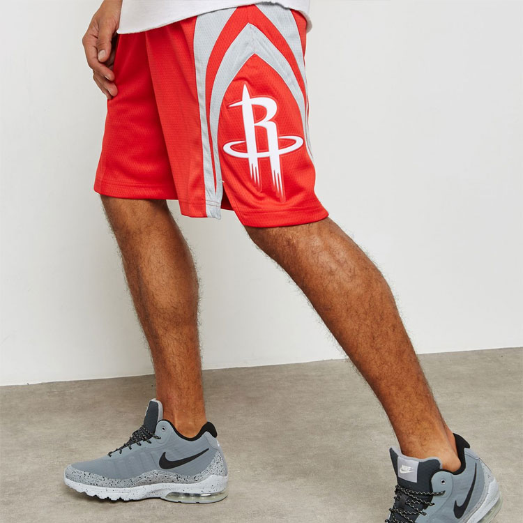 Nike Basketball Shorts Men’s Red Moderate Straight Fit Pants