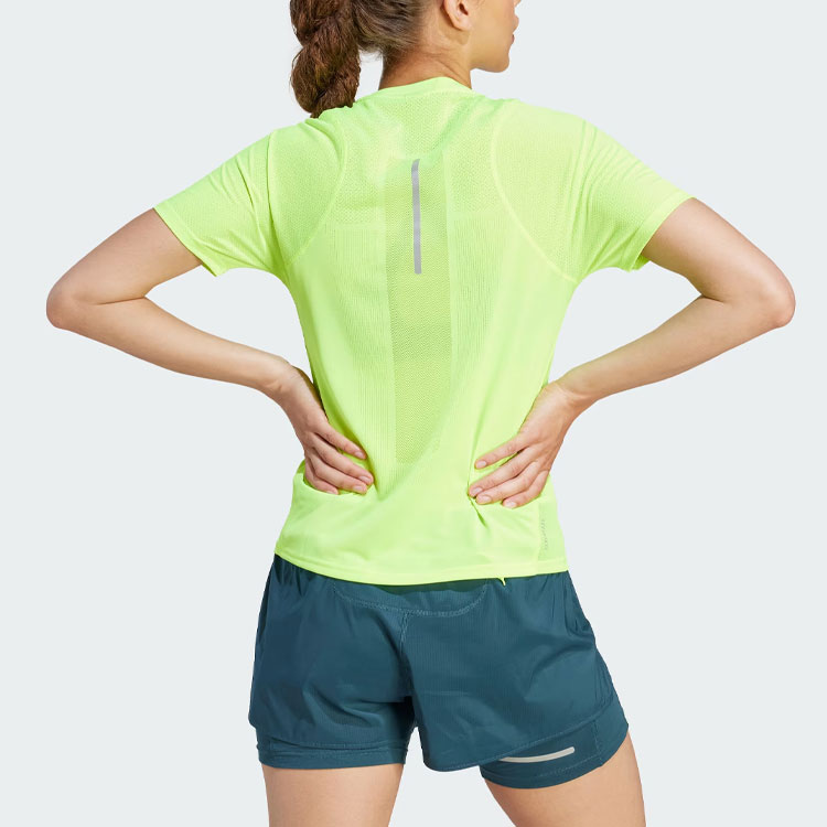 Adidas Running T Shirt Women’s Bright Lemon