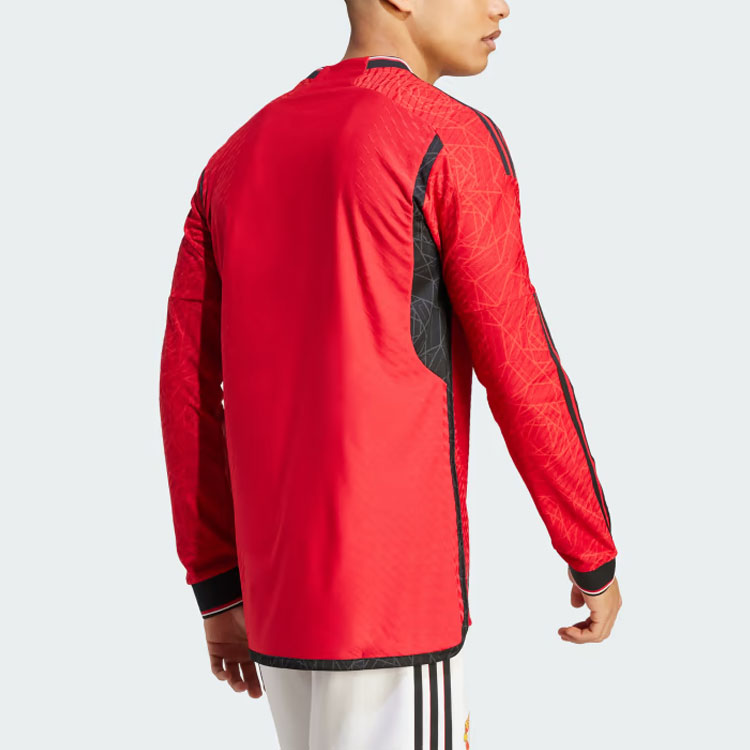 Adidas Manchester United 23/24 Long Sleeve Home Authentic Jersey