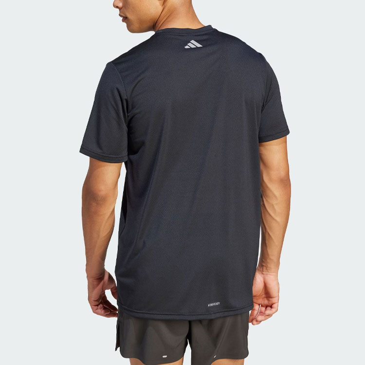 Adidas BRAND LOVE Running T Shirt Men’s Black