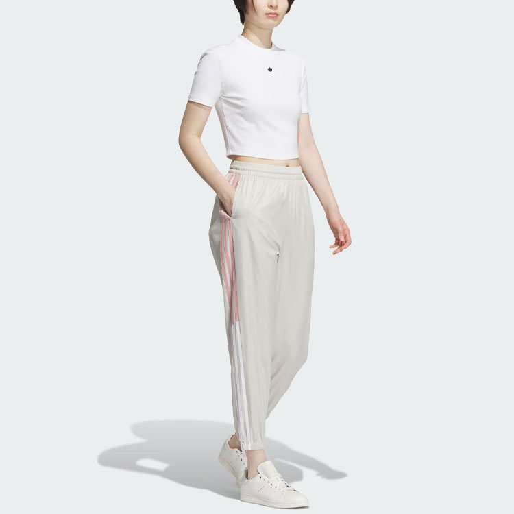 Adidas Originals Tape Woven Sports Pants Women’s Clear Brown Moderate