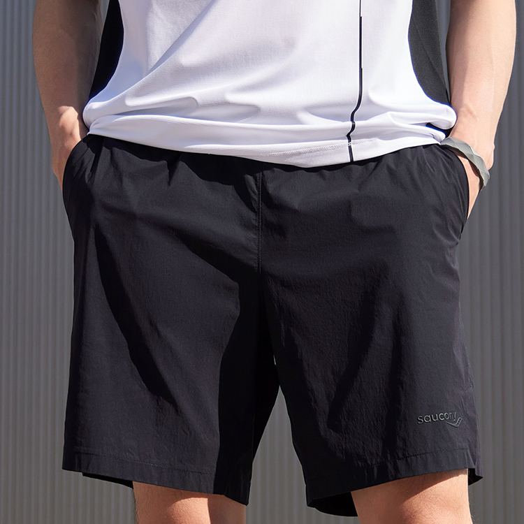 Saucony Sports Shorts Men’s Black Moderate