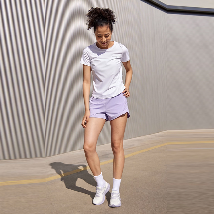 Saucony Sports Shorts Women’s Water Purple Moderate A Line