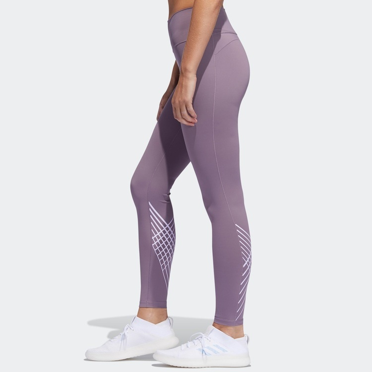 Женские штаны adidas (фиолетовые) — фото 6