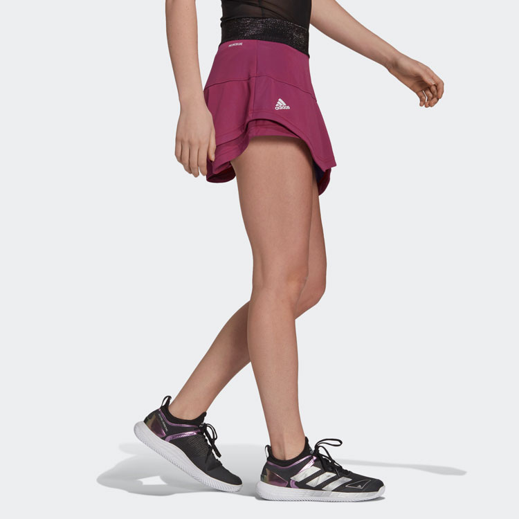 Женская юбка adidas Match Skrt Pb D / (бордовый) — фото 4