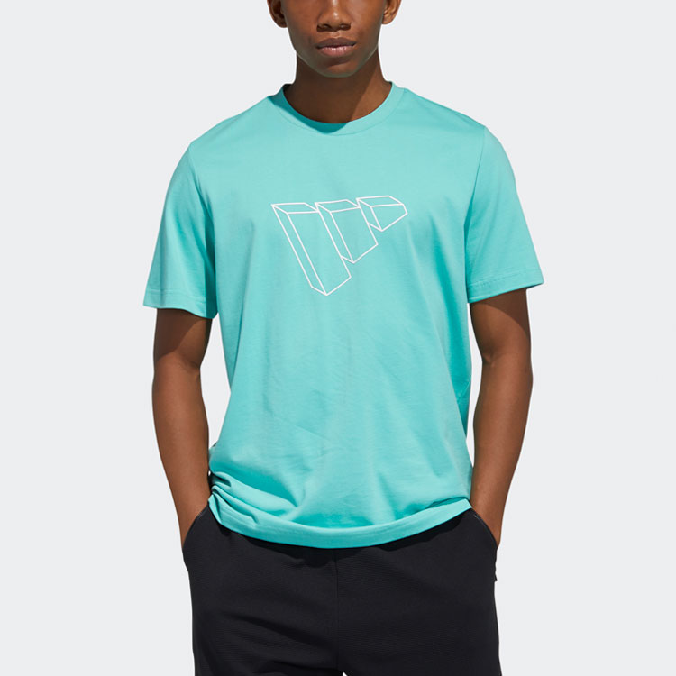 Мужская футболка adidas Fi Tee Sub Bos (кислотно-зеленая) — фото 2