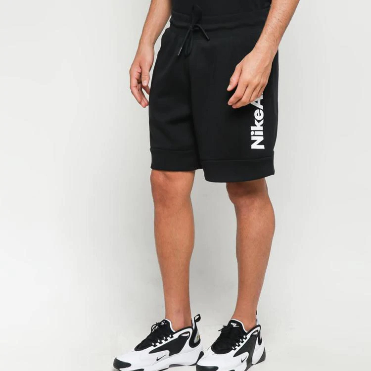 Мужские шорты Nike Air Fleece (черные) — фото 3