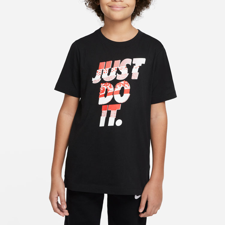 Детская футболка Nike T (черный) — фото 3