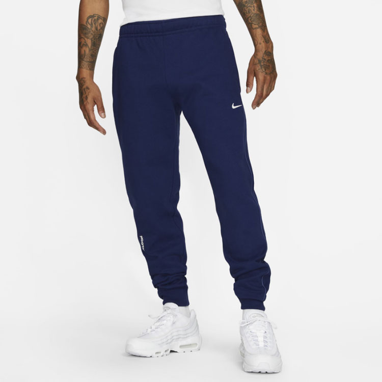 Мужские штаны Nike x Drake NOCTA Cardinal Stock Fleece Pants (синие) — фото 3