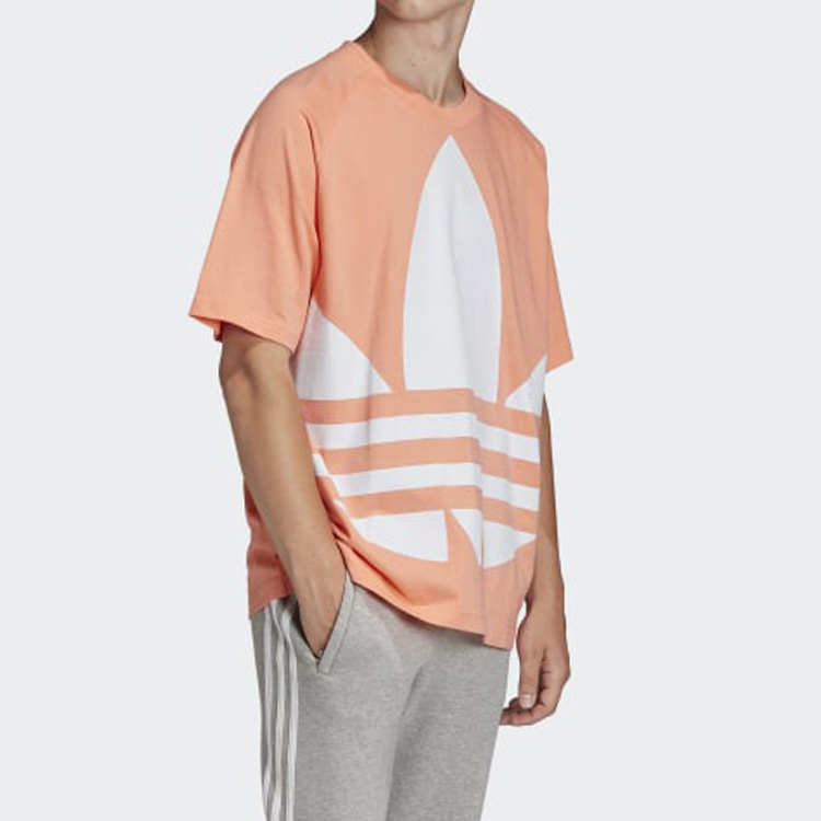 Мужская футболка adidas originals Big Trefoil Boxy Tee (розовая) — фото 3