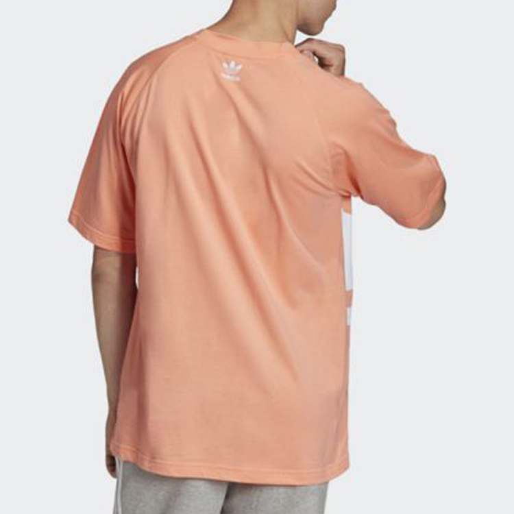 Мужская футболка adidas originals Big Trefoil Boxy Tee (розовая) — фото 5