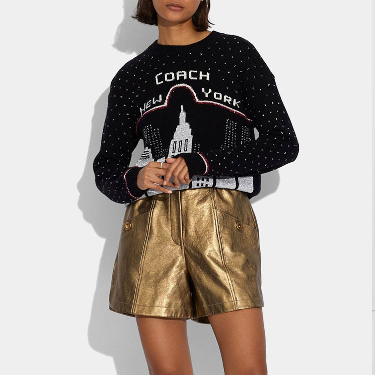 Женский свитер COACH (черный) — фото 5