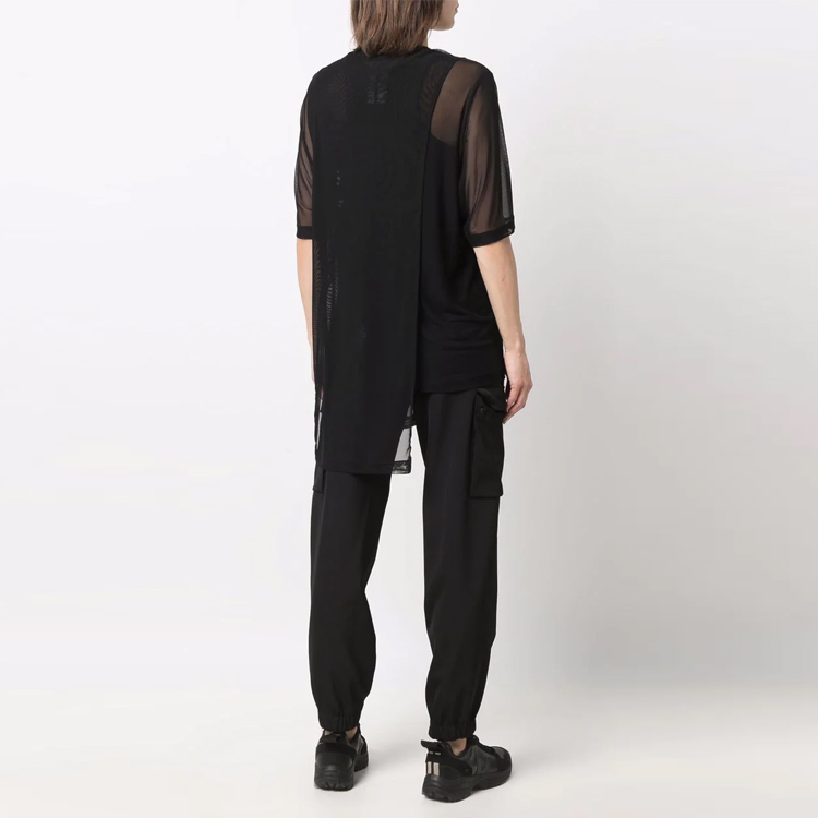 Женские футболка RICK OWENS x Champion SS22 T (черная) — фото 3