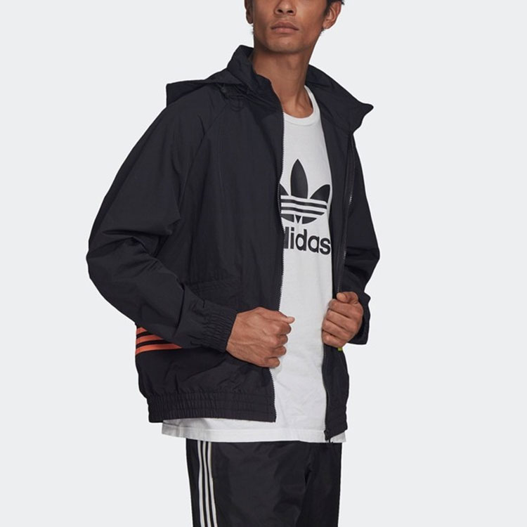 Мужская куртка adidas originals (черная) — фото 5