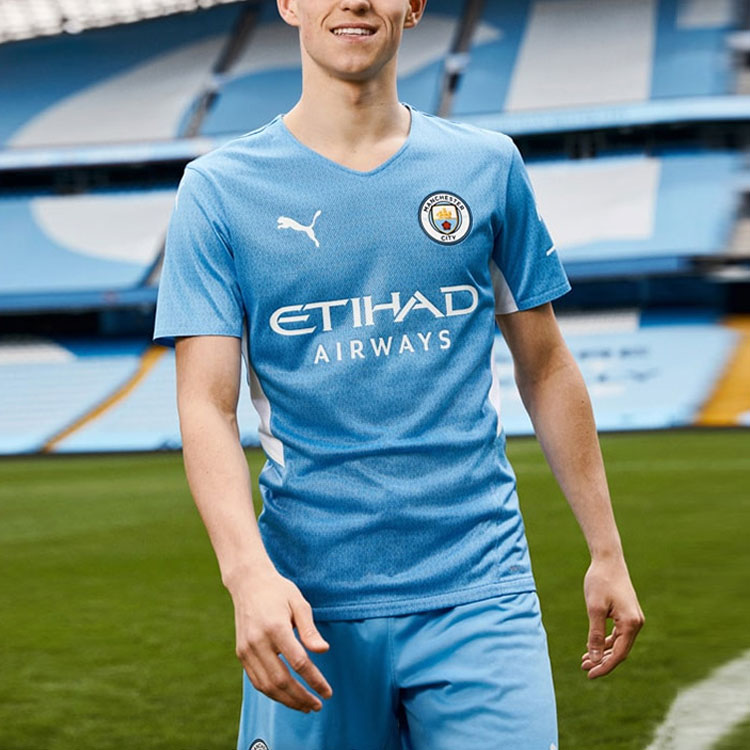 PUMA MCFC CNY Soccer Jersey Men’s Blue