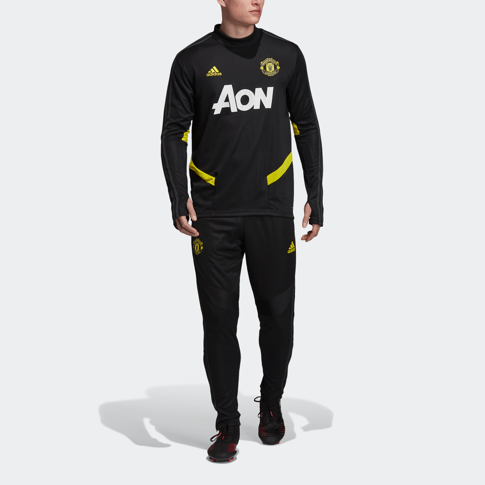 Adidas Manchester United Soccer Jerseys Men’s Black Moderate