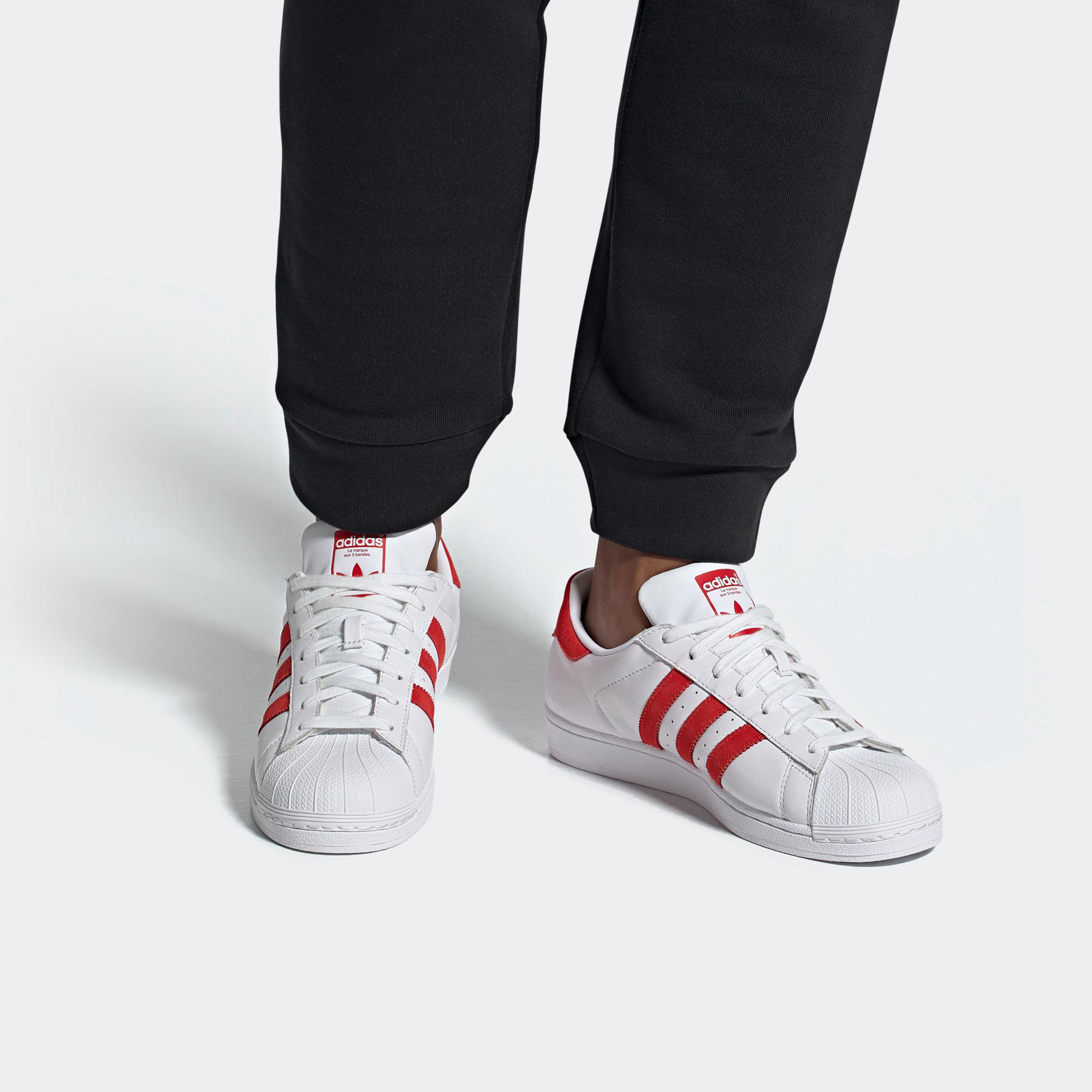 Кеды adidas Originals Sneakers (бело-красные) — фото 6