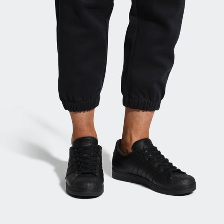 Кроссовки adidas originals SUPERSTAR (черный) — Чёрный — фото 5